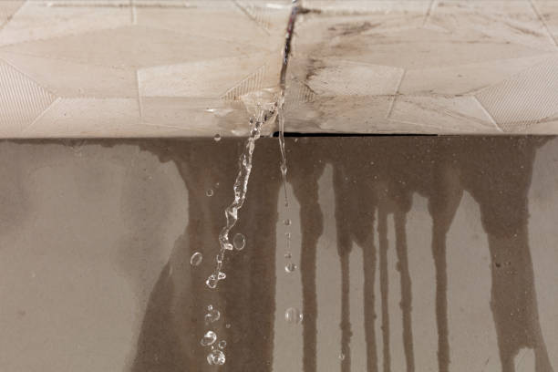 Professional Burst Pipe Cleanup technician working in Gilbertville, MA